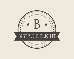 Retro Star Bistro logo design