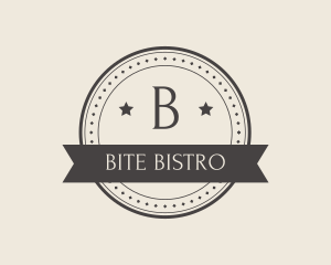 Retro Star Bistro logo design