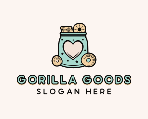 Cookie Jar Baked Goods logo design