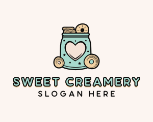 Cookie Jar Baked Goods logo design