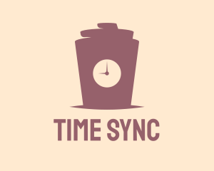 Coffee Cup Time  logo design