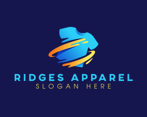 Shirt Apparel Paint logo design