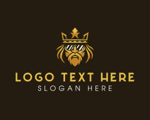 King - Beard King Sunglasess logo design