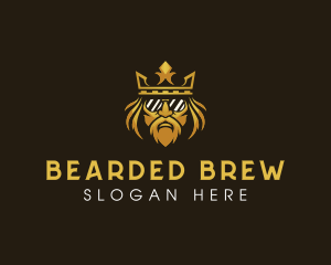 Beard King Sunglasess logo design