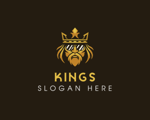 Beard King Sunglasess logo design