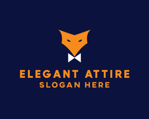 Formal - Fox Bow Tie logo design