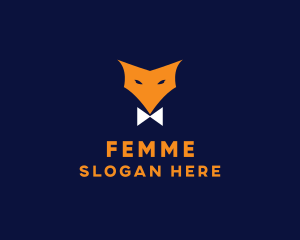 Fox Bow Tie logo design