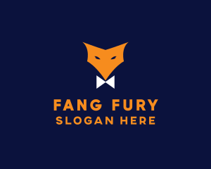 Fox Bow Tie logo design