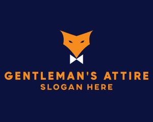 Fox Bow Tie logo design