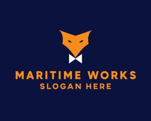 Fox Bow Tie logo design