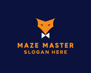 Fox Bow Tie logo design