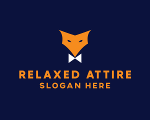 Fox Bow Tie logo design