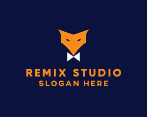 Fox Bow Tie logo design