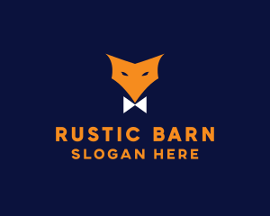 Fox Bow Tie logo design