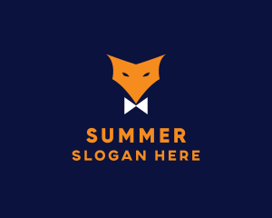 Fox Bow Tie logo design