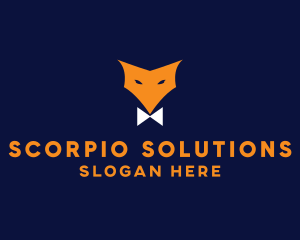 Fox Bow Tie logo design