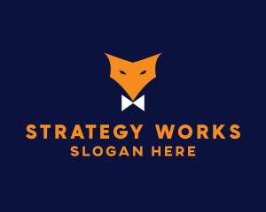 Fox Bow Tie logo design