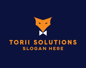 Fox Bow Tie logo design