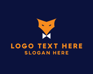 Formal - Fox Bow Tie logo design