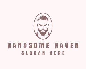 Men Styling Mirror logo design