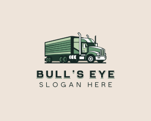 Trucking Transportation Logistics Logo