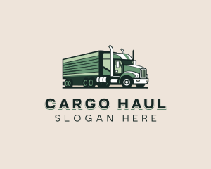 Trucking Transportation Logistics logo design