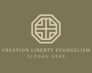 Evangelical Cross Church logo design