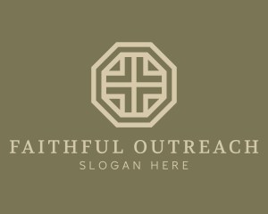 Evangelical Cross Church logo design