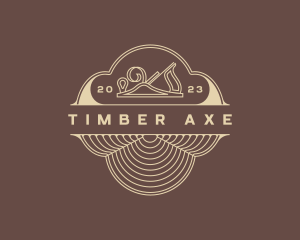 Woodworker Hand Planer logo design