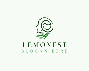 Psychology - Eco Leaf Mental Health logo design