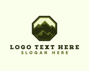 Geology - Mountain Hiking Outdoor logo design