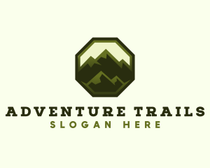 Mountain Hiking Outdoor logo design