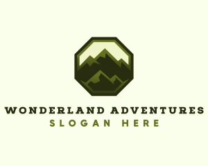 Mountain Hiking Outdoor logo design