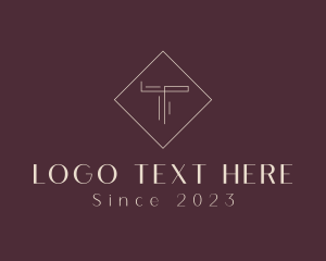 Event Styling - Luxe Fashion Letter T logo design