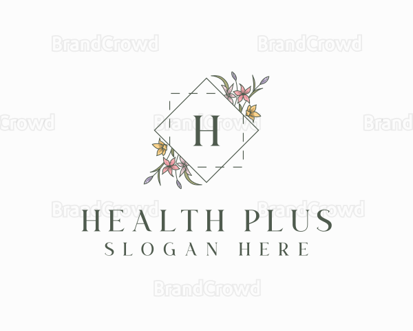 Floral Elegant Wedding Logo