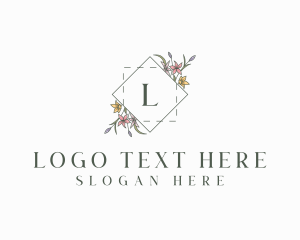 Event - Floral Elegant Wedding logo design
