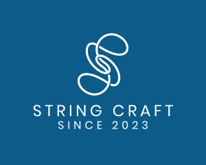 String - Scribble Doodle String logo design