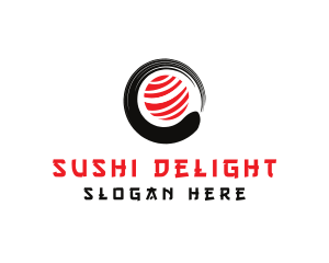 Sushi - Sushi Roll Restaurant logo design