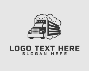 Removalist - Haulage Truck Vehicle logo design