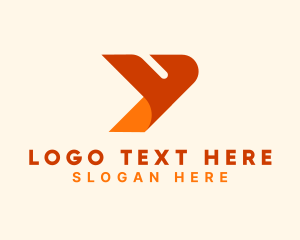 Letter Y - Forwarding Shipping Delivery logo design