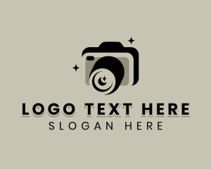 Photgrapher - Camera Photo Studio logo design