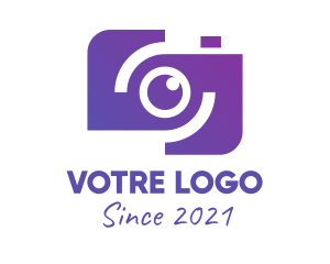 Focus - Violet Digital Camera logo design