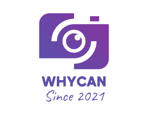 Vlogging - Violet Digital Camera logo design