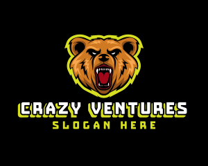 Mad - Angry Bear Gaming logo design