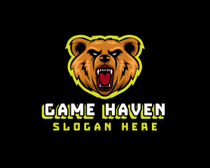 Angry Bear Gaming logo design