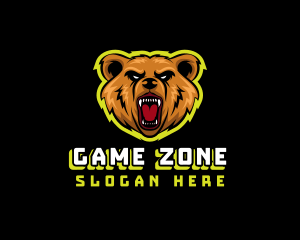 Angry Bear Gaming logo design