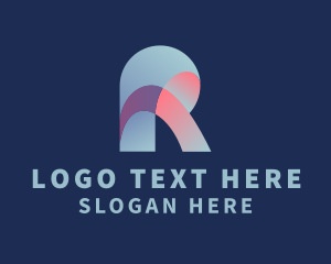 Technology - Fintech Startup Letter R logo design