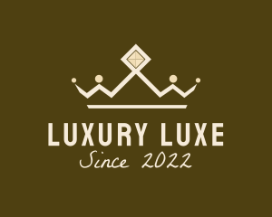 Diamond Luxury Crown  logo design