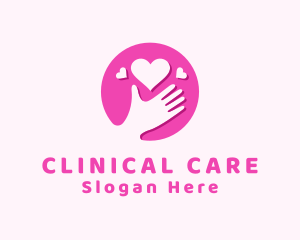 Love Care Hand logo design