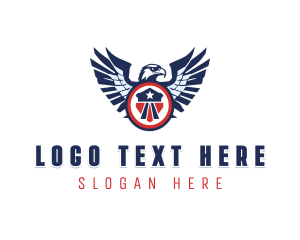 Military - Military Eagle Patriot logo design